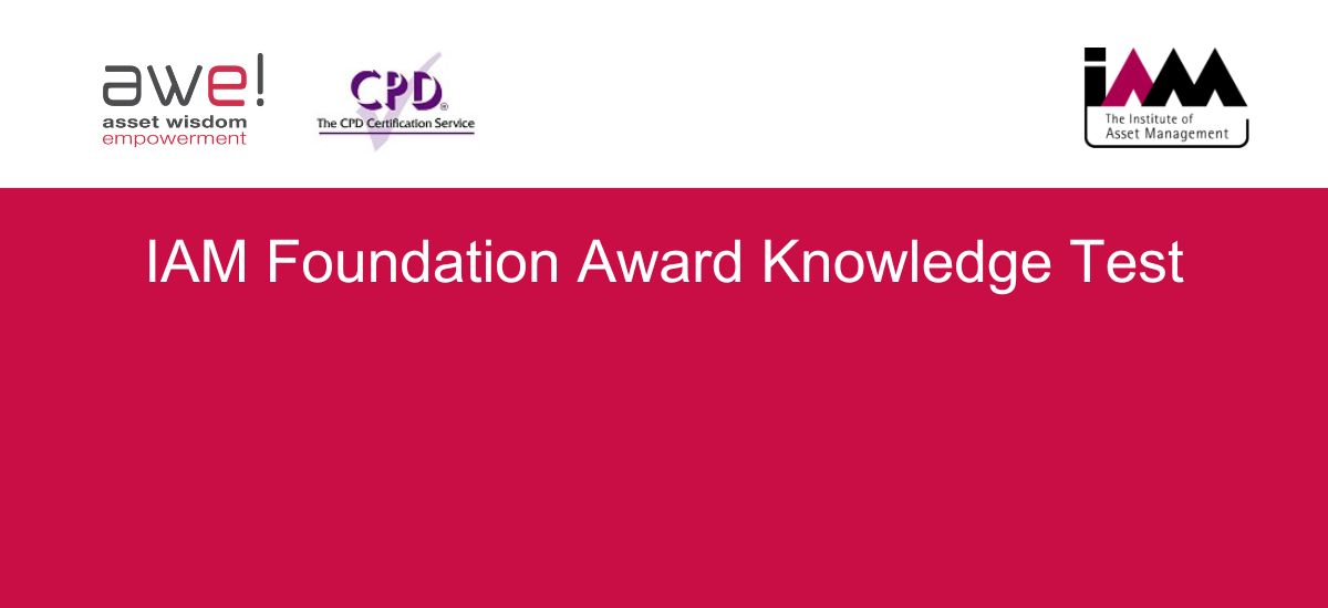 5. IAM Foundation Award Knowledge Test